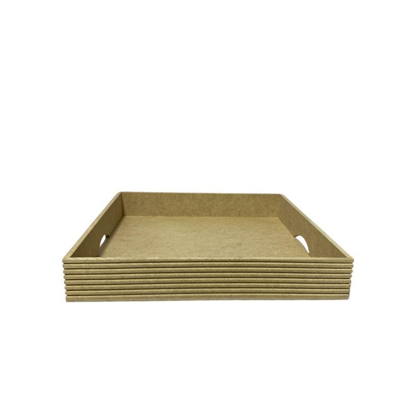 Bandeja-de-MDF-Quadrada-C--Rasgo-e-Friso-30x30x5cm-Ref.--LJ605-LJ-Artesanatos--01-Unidade-