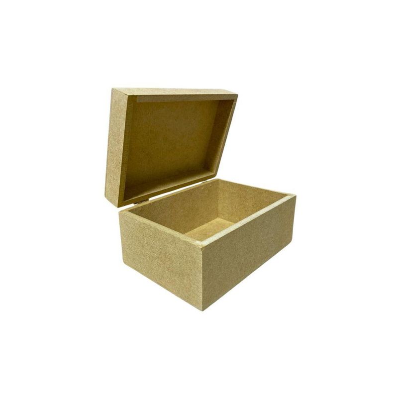 Caixa de MDF com Dobradiça 16x11x08cm Ref.: LJ421 LJ Artesanatos (01 Unidade)