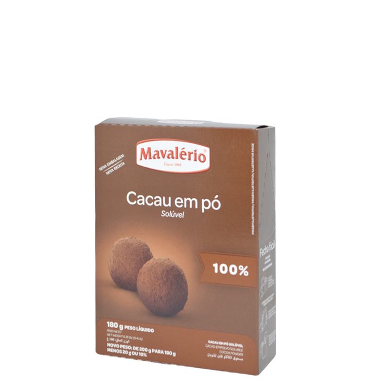 Chocolate-Gourmet-em-Po--100--Cacau--Soluvel-Mavalerio--180-gramas-
