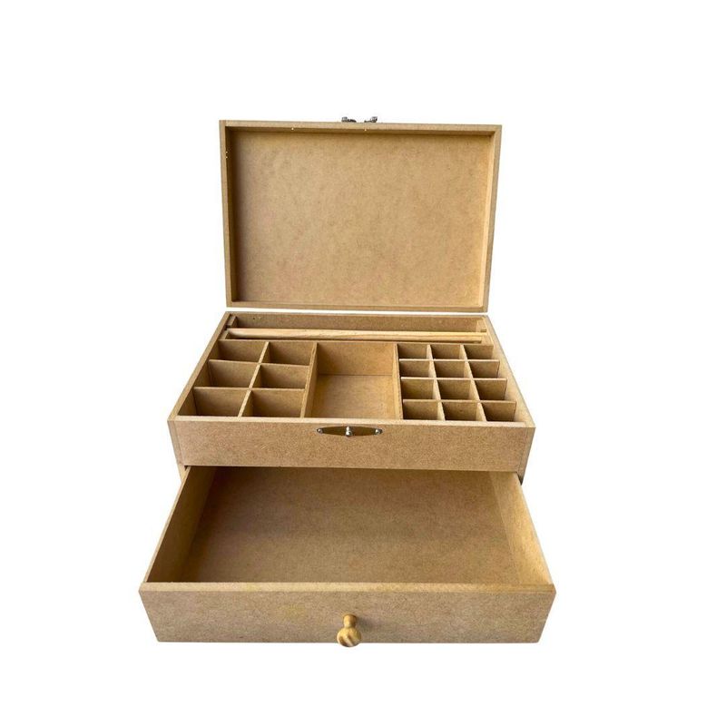 Porta-Joias-de-MDF-com-Gaveta-e-Divisorias-30x20x15cm-Ref.--LJ672-LJ-Artesanatos--01-Unidade-
