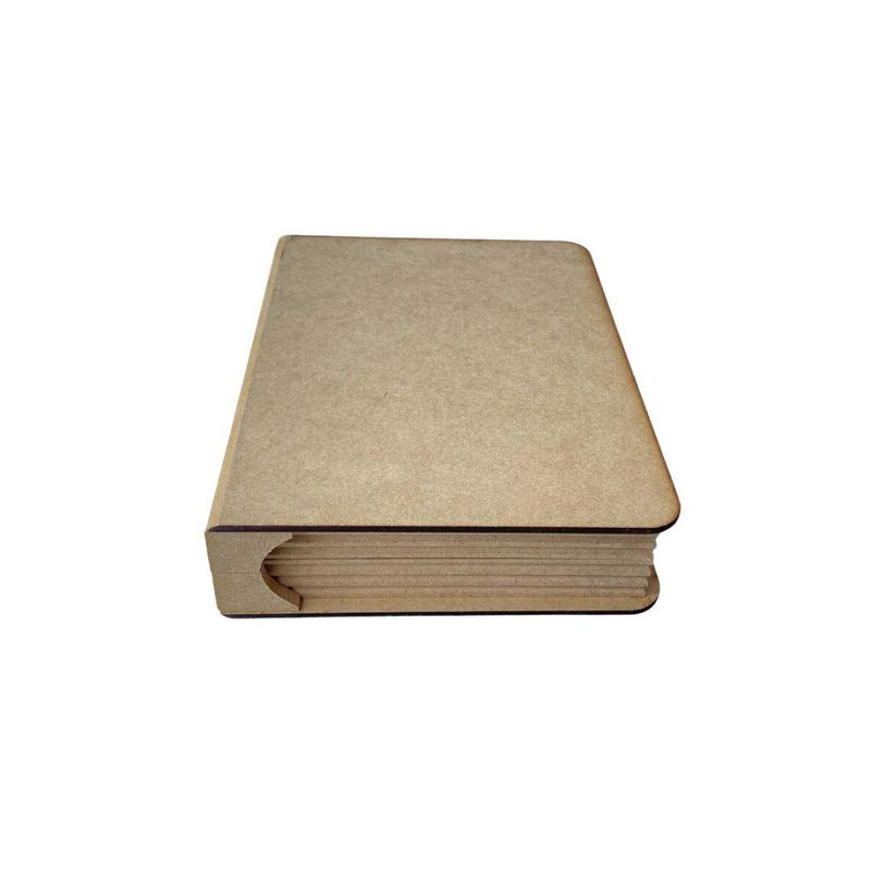 Caixa de MDF Livro 22,5x17x5cm Ref.: LJ615 LJ Artesanato (01 Unidade)