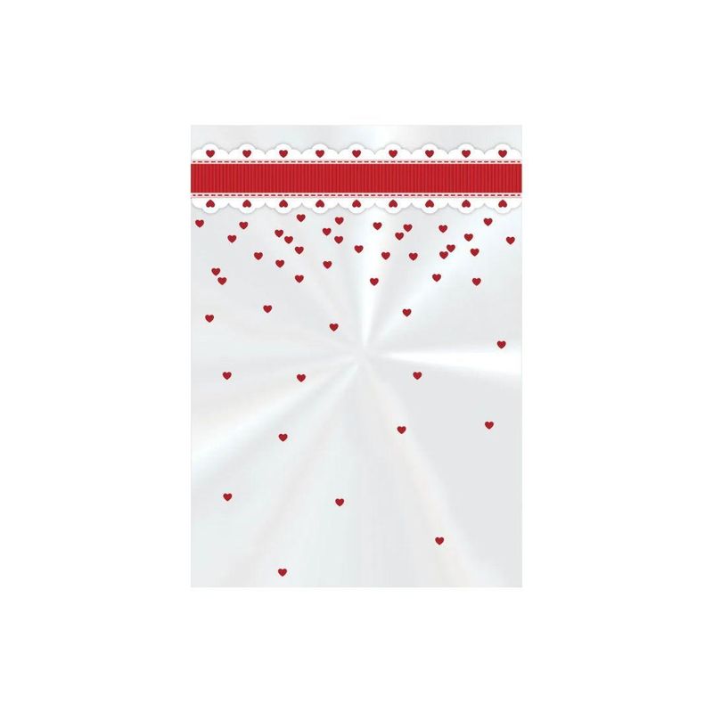 Saco-Decorado-Transparente-Cute-Heart-10x14cm-Ref.--11300127-Cromus--50-Unidades-