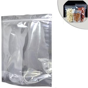 Saco Stand-Up Transparente Fechamento Zip 16x24x4cm (10 unidades)