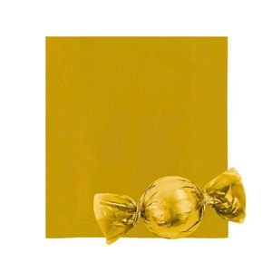 Embalagens para Trufas e Bombons Metalizado Ouro Cromus (100 unidades)