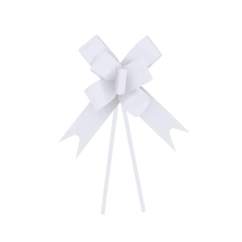 Laço Pronto 18mm Liso Branco Cromus (10 Unidades)