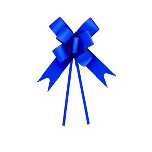 Laço Pronto 12mm Liso Azul Cromus (10 Unidades)