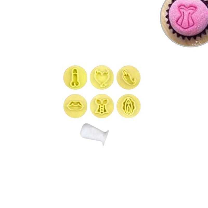 Kit-Carimbos-Eroticos-2cm-Amarelo-Ref.-411454-Blue-Star--06-Unidades-