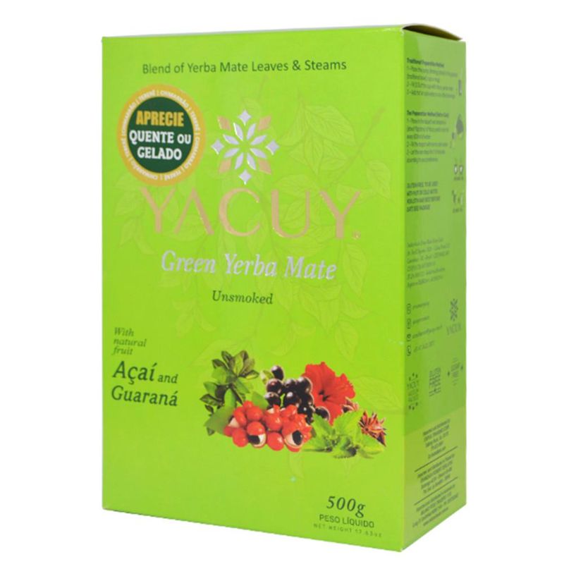 Green-Yerba-Mate-para-Chimarrao-e-Terere-Sabor-Acai-e-Guarana-Yacuy--500-gramas-