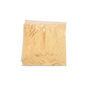 Folha Decorativa Ouro 14x14cm Make+ (25 Unidades)