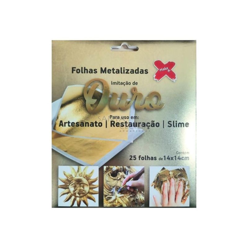 Folha-Decorativa-Ouro-14x14cm-Make---25-Unidades-