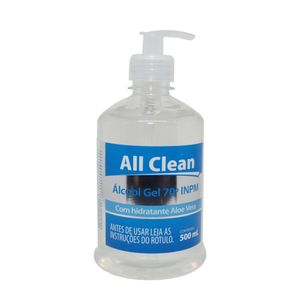 Álcool em Gel para Mãos All Clean 70º INPM Audaxco (500ml)