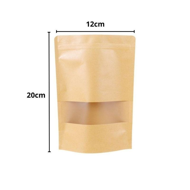 Saco-Embalagem-Zip-Lock-Kraft-C--Visor-Stand-Up-Fosco-12x20--10-unidades-