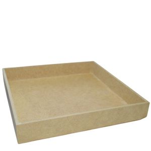 Nicho MDF Quadrado 30x30x4cm Ref.: LJ57 LJ Artesanatos (01 Unidade)