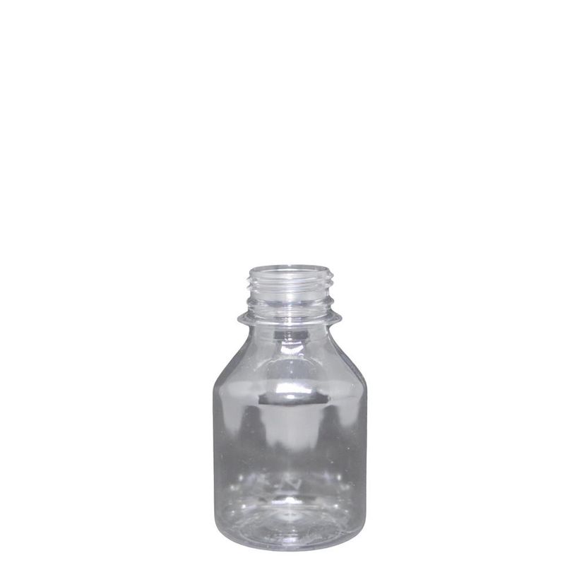 Frasco-PET-Cilindrico-Cristal-100ml-S--Tampa-Rosca-28-Baixa-IBE--01-unidade-