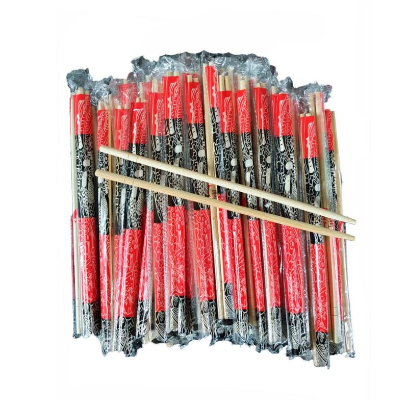 Hashi-em-Madeira-de-Bambu-20cm-Fort-Flex--100-pares-