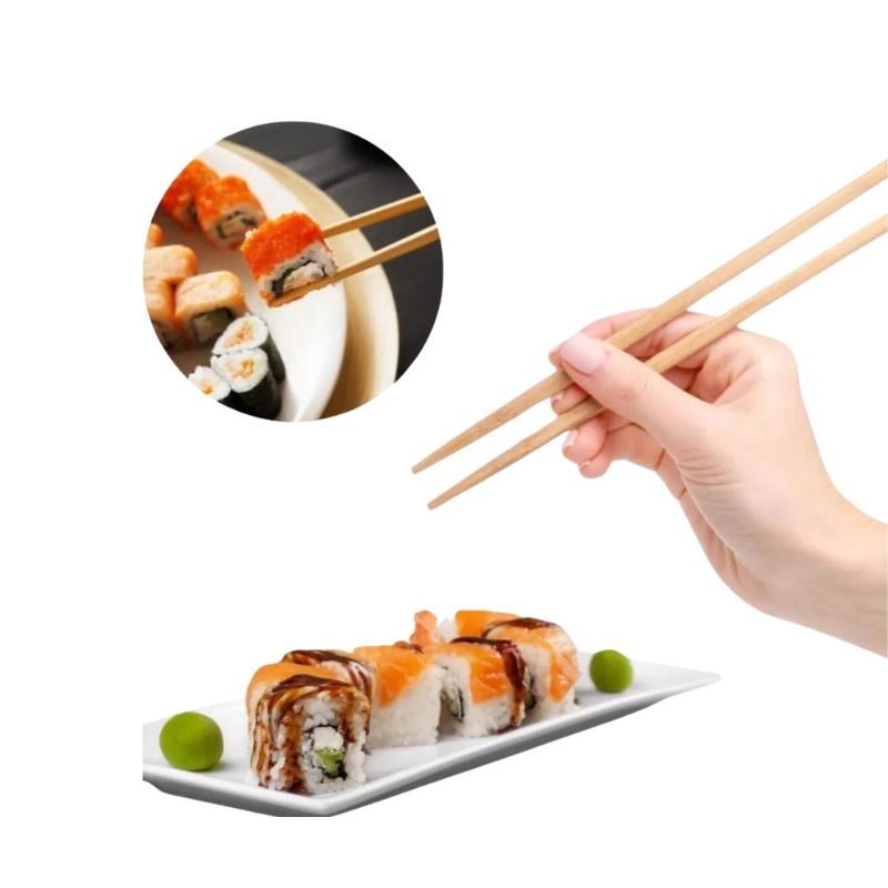 Hashi-em-Madeira-de-Bambu-20cm-Fort-Flex--100-pares-