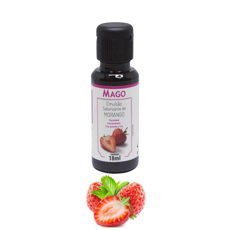 Emulsão Saborizante de Morango Mago (18ml)