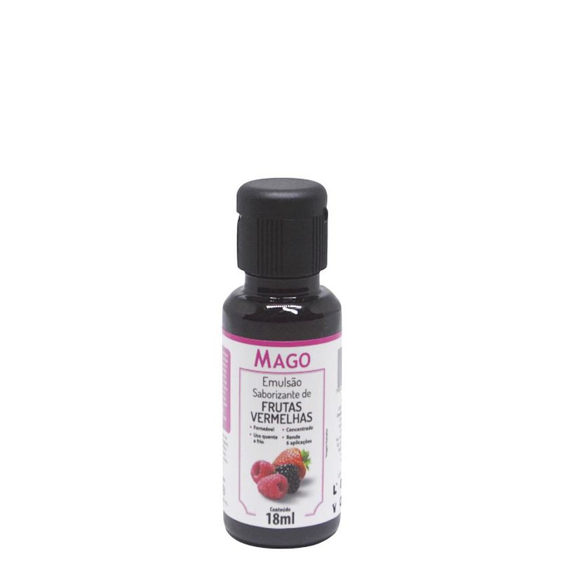 Emulsão Saborizante de Frutas Vermelhas Mago (18ml)