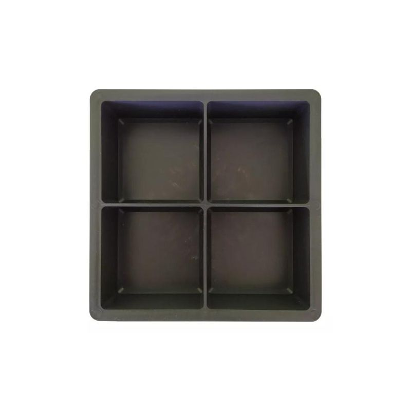 Forma-de-Gelo-Quadrado-4-furos-de-Silicone-Preto-Rio-Tijuca--1-unidade-.