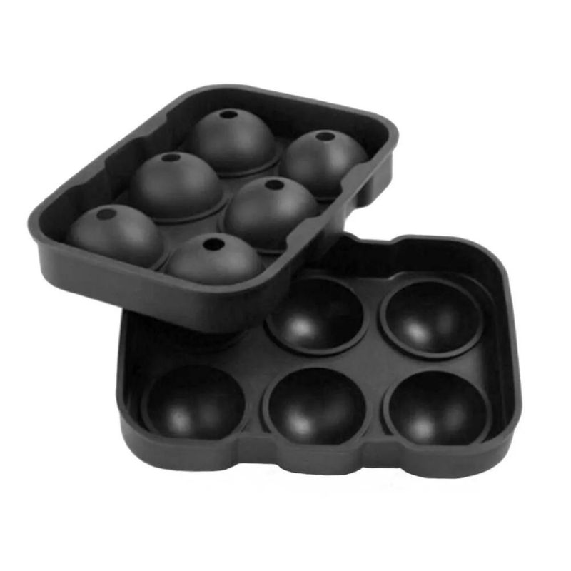 Forma-de-Gelo-Redondo-6-furos-de-Silicone-Preto-Rio-Tijuca--1-unidade-.