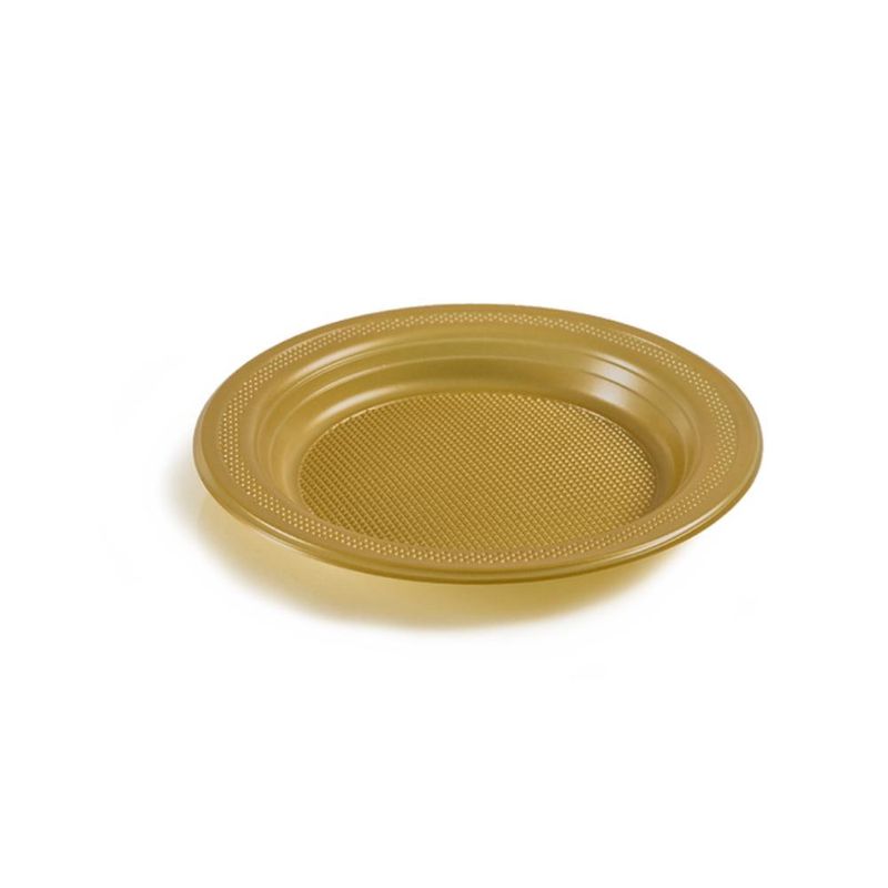Prato-Descartavel-Dourado-Redondo-15cm-Copobras--10-Unidades-
