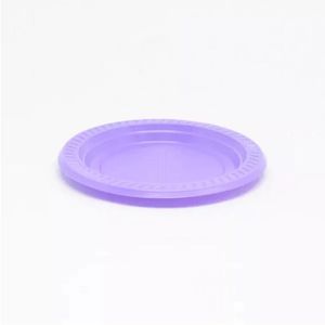 Prato Descartável Lilás Redondo 15cm Copobrás (10 Unidades)