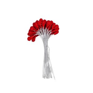 Pistilo Folhinha Lágrima Crespa Vermelho Ref.: EL133 Pistilos Primor (50 unidades)