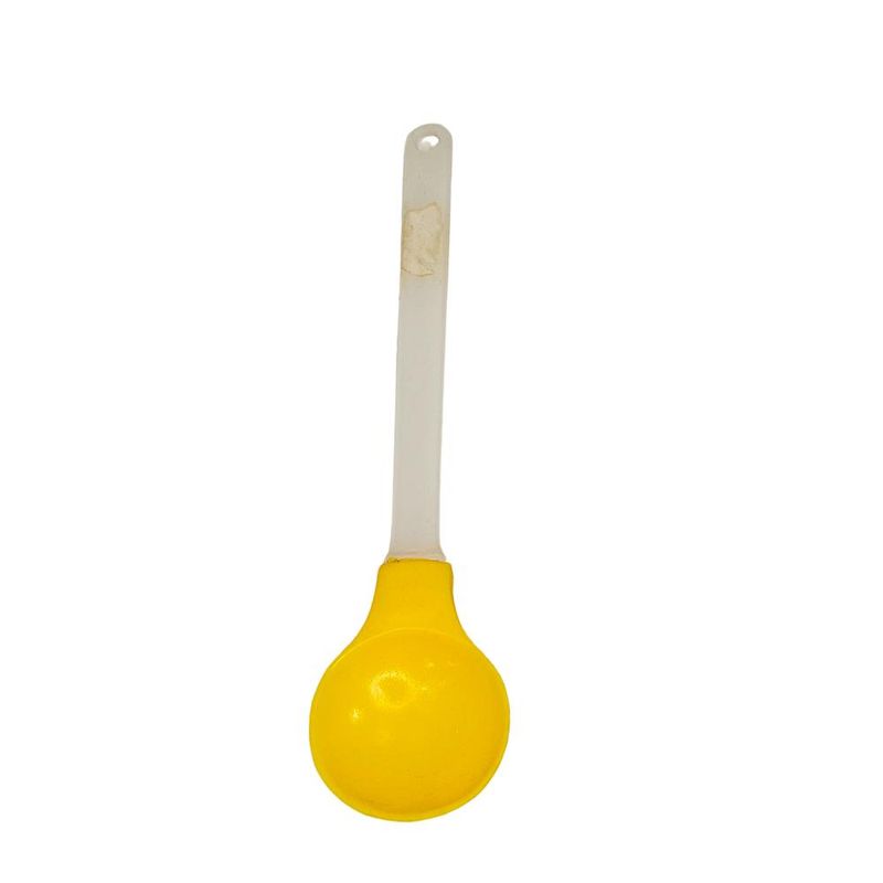 Colher Redonda de Silicone Amarelo Ref.: 10149 Jolly (01 unidade).