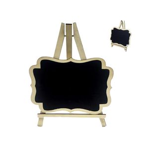 Mini Lousa Retangular em MDF 15x20cm Comercial Wei (1 unidade).