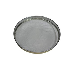 Peneira de Aço Arroz 30cm Tela Trancada Fio Forte Aro 3cm Peneiraço Castellano (01 unidade)