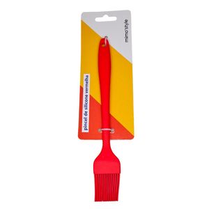 Pincel de Silicone Vermelho Ref.: SN 1740 Mimo (01 Unidade).