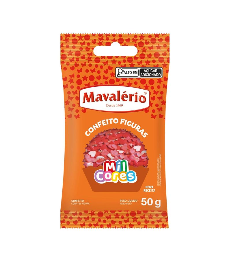 Confeito-Figura-Coracao-Colorida-Mil-Cores-Mavalerio--50-gramas-