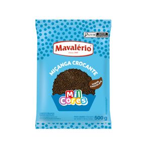 Confeito Miçanga Sabor Chocolate Mil Cores Mavalério (500 gramas)