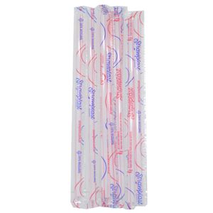 Canudo Tradicional de Plástico Sachê 21cm x 5mm Strawplast (100 unidades)