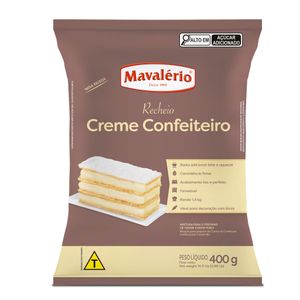 Recheio Creme Confeiteiro Mavalério (400 gramas)