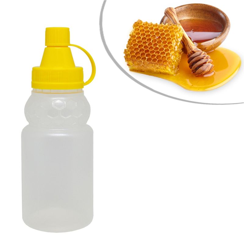 Frasco-de-Plastico-PP-Colmeia-com-Tampa-370ml-Embali--20-unidades-