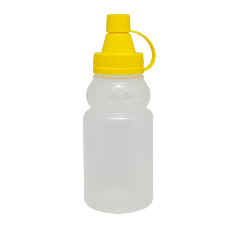 Frasco-de-Plastico-PP-Colmeia-com-Tampa-370ml-Embali--20-unidades-