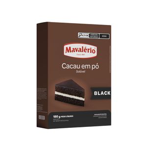 Chocolate em Pó Solúvel Black Mavalério (180 gramas)