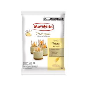 Cobertura Fracionada em Gotas Premium Branca Mavalério (1,01 kg)