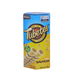 Tubetes de Wafer Sabor Baunilha 25gr Barion (01 unidade) - VALIDADE: 01/09/2025