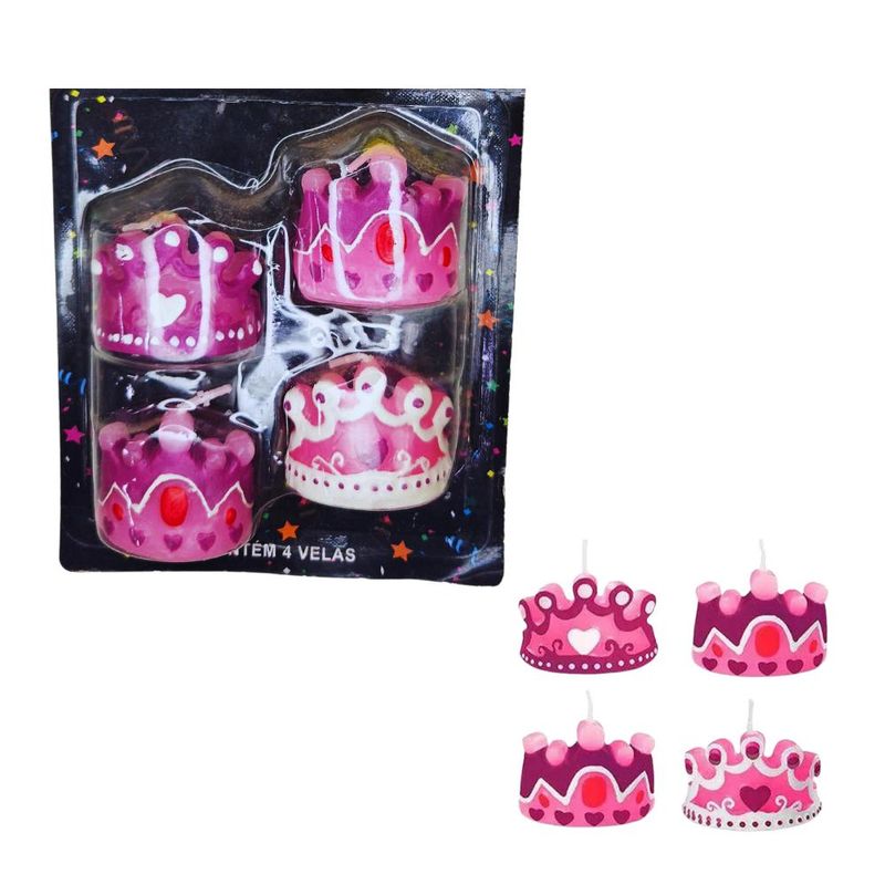 Vela-de-Coroas-Silver-Plastic--4-unidades-.