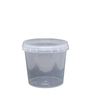 Pote Polipropileno P220 (225ml) Com Tampa Nova Forma (50 unidades)