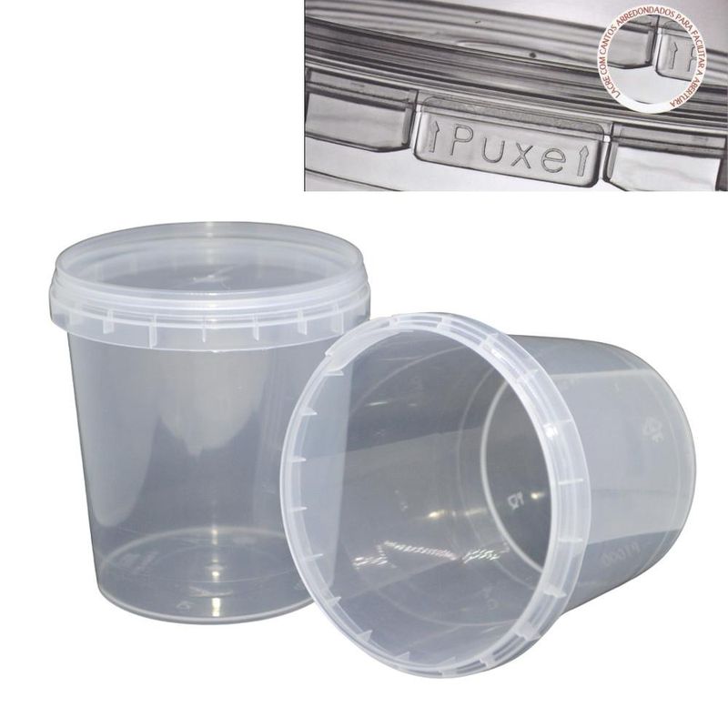 Pote-Polipropileno-P500--450ml--Com-Tampa-Nova-Forma--50-unidades-
