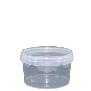 Pote Polipropileno P600 (545ml) Com Tampa Nova Forma (50 uniddes)