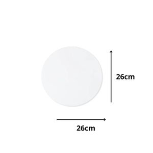 Cakeboard de MDF Redondo Branco 26cm Ref.: 3401009 Royal Brazil (01 Unidade)