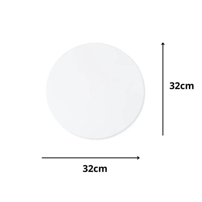 Cakeboard Redondo Branco 32cm Ref.: 3401012 Royal Brazil (01 Unidade)