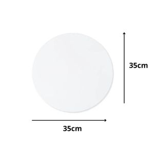 Cakeboard de MDF Redondo Branco 35cm Ref.: 3401013 Royal Brazil (01 Unidade)
