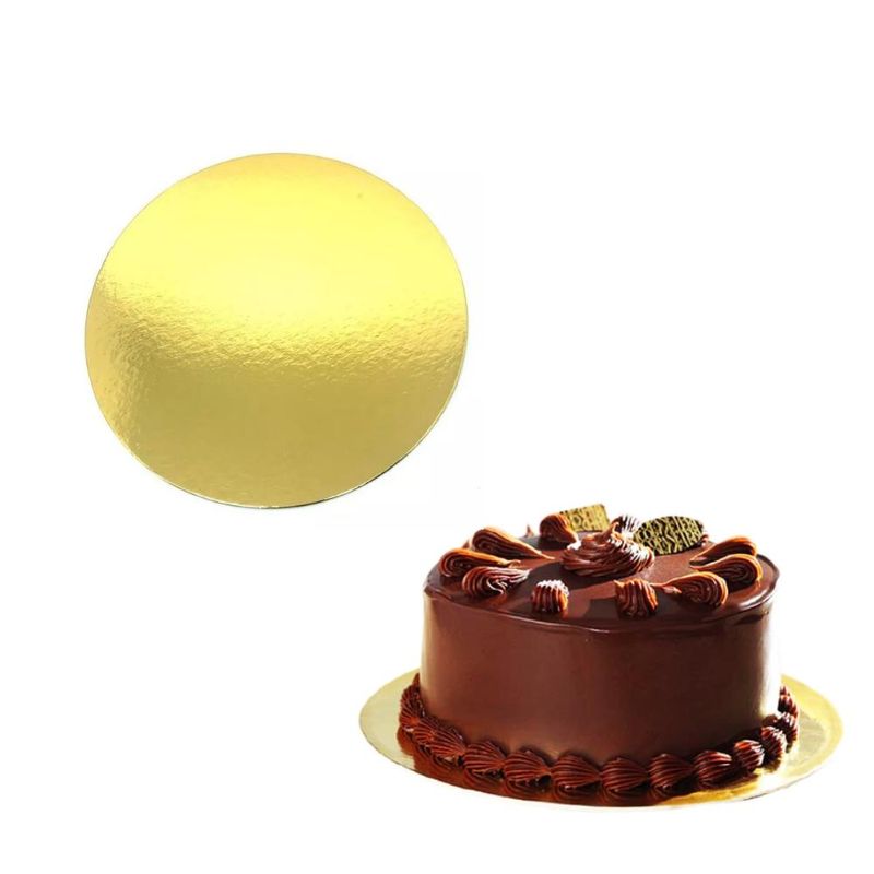 Cakeboard Redondo Ouro 25cm Ref.: 3701010 Royal Brazil (01 Unidade)