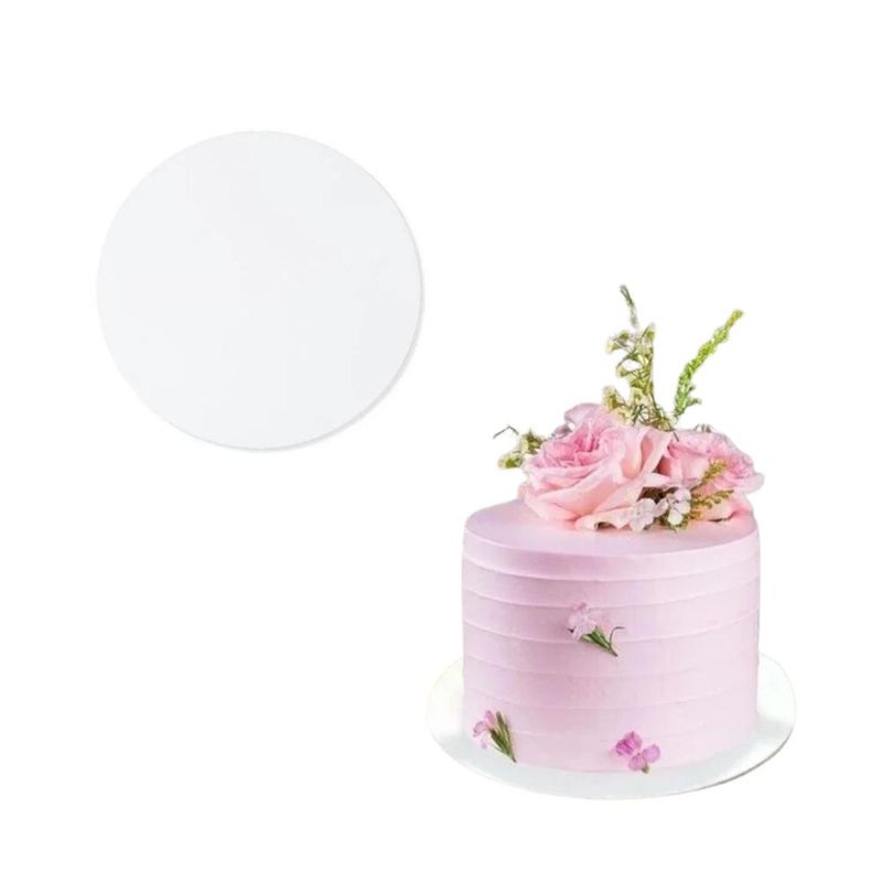 Cakeboard Redondo Branco 20cm Ref.: 3401003 Royal Brazil (01 Unidade)