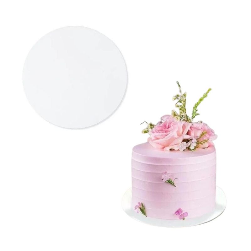 Cakeboard Redondo Branco 22cm Ref.: 3401005 Royal Brazil (01 Unidade)
